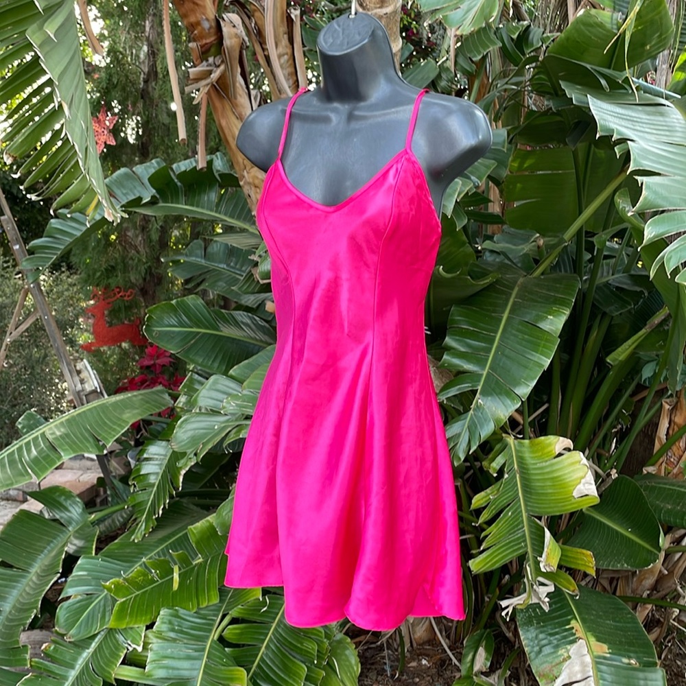 Barbie satin slip dress